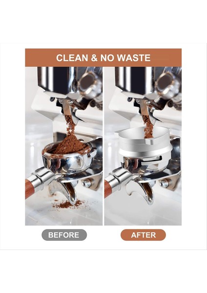 54 mm Kahve Dozaj Hunisi, Eller Serbest Alüminyum Dozaj Halkası ve Espresso (Yurt Dışından) fırsatları