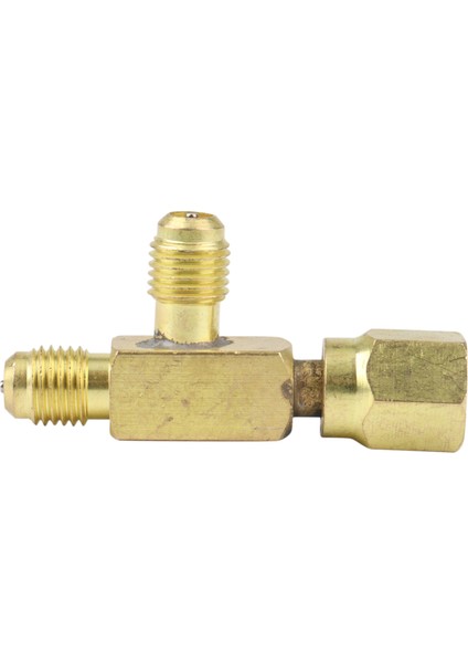 Pirinç T Adaptörü Dönüştürücü 1/4 Inç Erkek ve Dişi Sae Flare Döner Bağlantı Parçası (Yurt Dışından) fırsatları