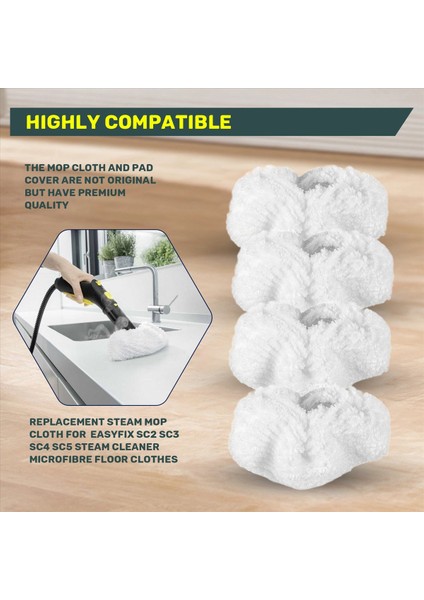 Karcher Easyfix Sc2 Sc3 Sc4 Sc5 Için Yedek Buharlı Paspas Bezi (Yurt Dışından) indirimleri