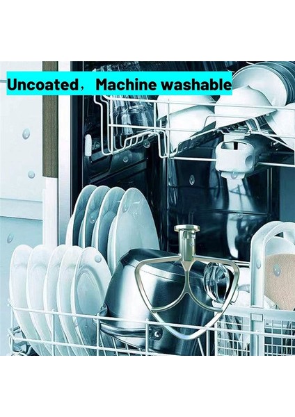 Kitchenaid 4,5-5qt Stand Mikserler Için Paslanmaz Çelik Düz Çırpıcı (Yurt Dışından) indirimleri