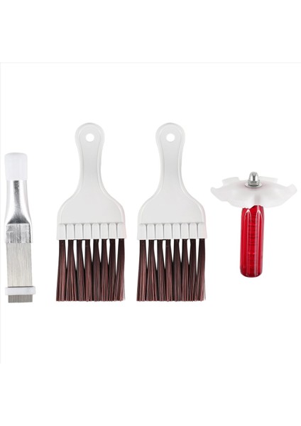 4 Adet Klima Kondansatör Kanat Temizleme Fırçası Paslanmaz (Yurt Dışından)
