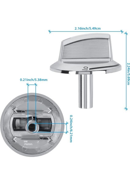 5 Paket Yükseltme 5304525746 Uzun Saplı Ocak Düğmesi Yedekleri (Yurt Dışından) fiyatları