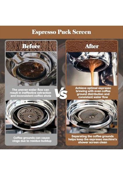 54 mm Espresso Aksesuar Seti, Dozaj Hunisi ve Disk Filtre Seti (Yurt Dışından) fiyatları