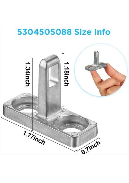 Electrolux Frigidaire Çamaşır Makinesi Parçaları Için 5304505088 Çamaşır Makinesi Kapağı Mandalı (Yurt Dışından) modelleri