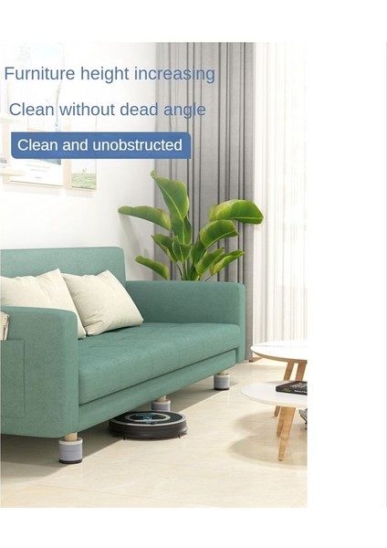 4 Takım Mobilya Yatak Yükselticileri Yuvarlak Yatak Yükselticileri Ayarlanabilir Yükseklik (Yurt Dışından) fiyatları