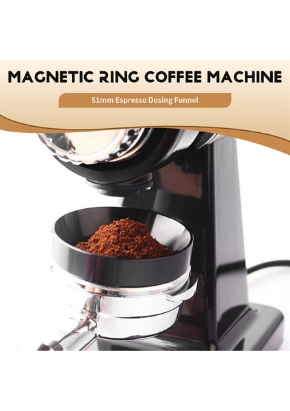 51 mm Espresso Dozaj Hunisi, Manyetik Halkalı Kahve Makinesi (Siyah) (Yurt Dışından) indirimleri