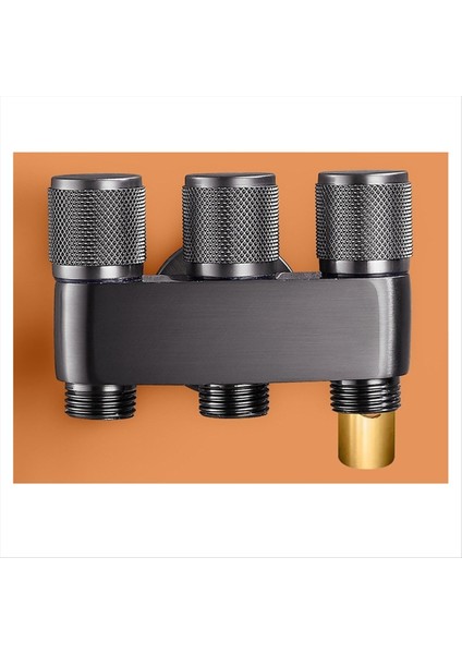 Üçlü Girişli Üçlü Kontrol Çamaşır Makinesi Musluğu Siyah Gri (Yurt Dışından) fiyatları