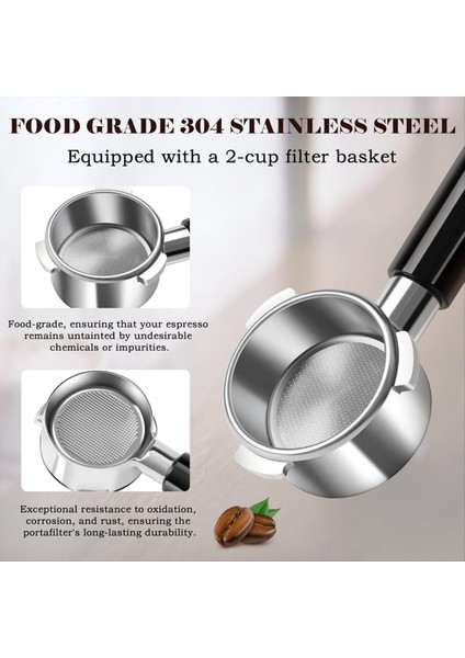 54 mm Dipsiz Portafilter, Espresso Dipsiz Portafilter (Yurt Dışından) fırsatları