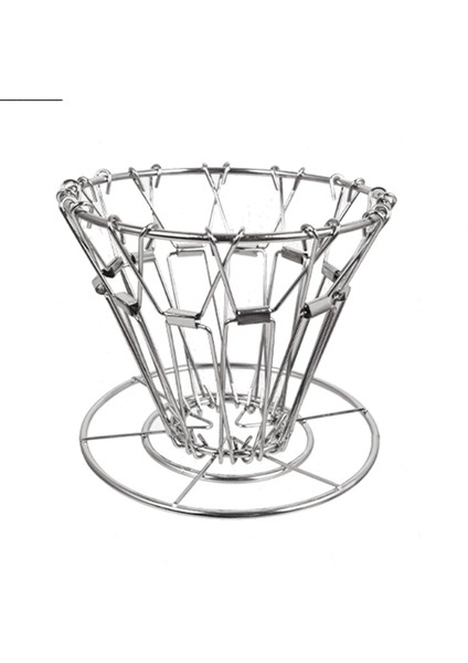 Kahve Filtresi Konisi Üzerine Dökme Kahve Damlatıcı Standı Tutucu Gümüş (Yurt Dışından) fiyatları