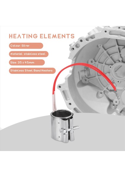 Plastik Enjeksiyon Makinesi Için 2 Adet Mika Bant Isıtıcı 35X45MM 220V 150W (Yurt Dışından) fırsatları