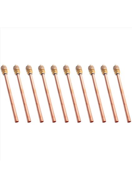 10 Valf 1/4" Sae x 1/4" Od x 4" Gövde Çekirdek Ac Soğutma (Yurt Dışından)