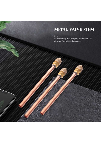 10 Valf 1/4" Sae x 1/4" Od x 4" Gövde Çekirdek Ac Soğutma (Yurt Dışından) fiyatları