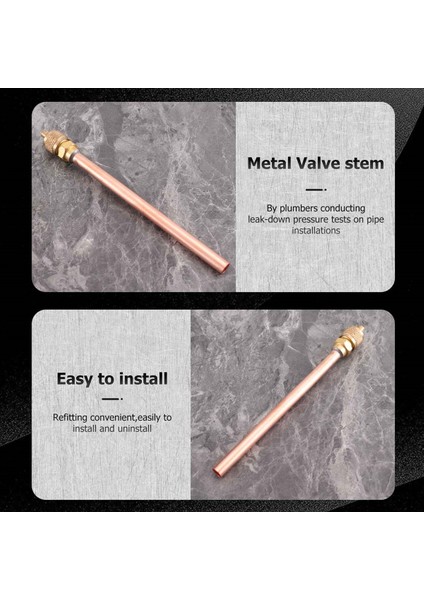 10 Valf 1/4" Sae x 1/4" Od x 4" Gövde Çekirdek Ac Soğutma (Yurt Dışından) fırsatları