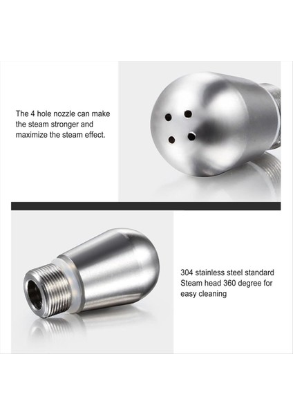 Breville 8 Serisi Kahve Makinesi Için 2 Adet Buhar Nozulu Ucu 4 Delik (Yurt Dışından) fırsatları