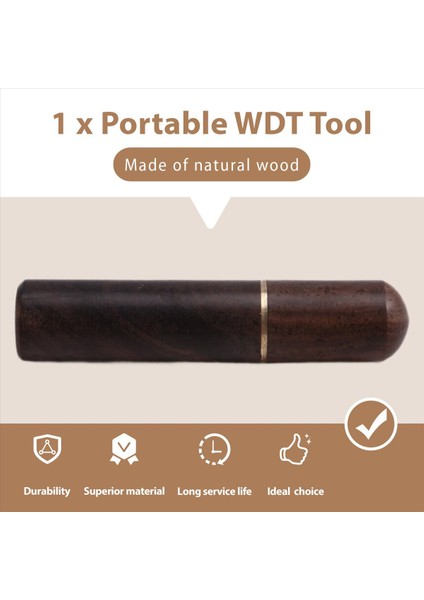 Espresso Kahve Karıştırıcısı Espresso Dağıtım Aracı, Ceviz Rengi (Yurt Dışından) indirimleri