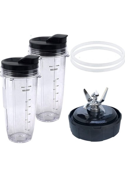 Nutri Ninja Foodi Power Blender SS300 Için Blender Bıçağı ve 24 Oz Kaplar (Yurt Dışından)