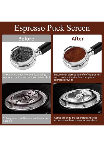 51 mm Espresso Wdt Aleti, Dozaj Hunisi ve Disk Filtre Seti (Yurt Dışından) fırsatları