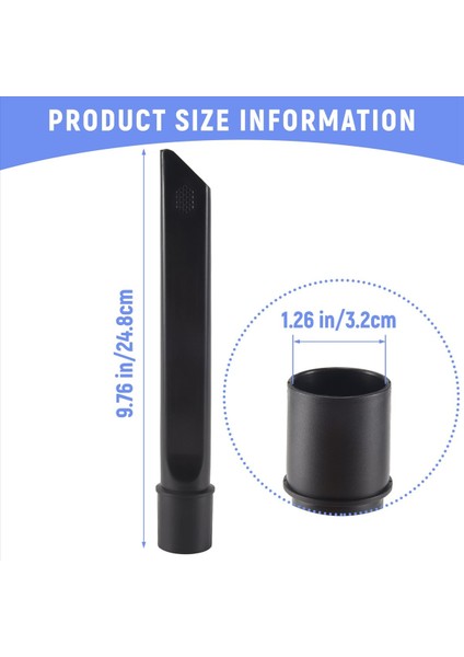 32 mm Düz Emiş Başlığı Nozulu, Elektrikli Süpürge Fırça Başlığı (Yurt Dışından) indirimleri