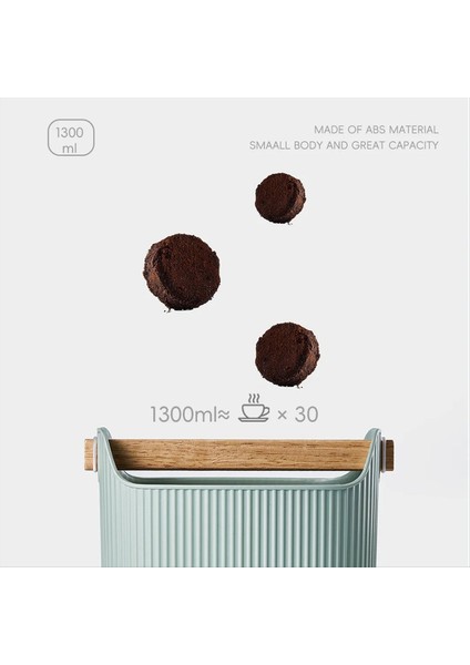 Büyük Kapasiteli Espresso Telvesi Kabı Sütlü Beyaz (Yurt Dışından) indirimleri