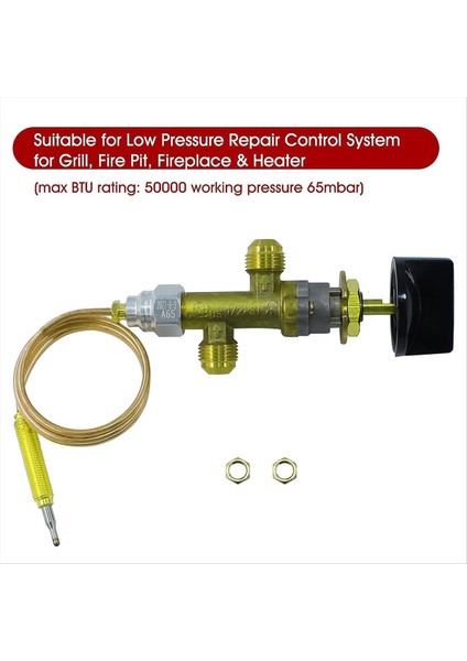 Alev Arızası Emniyet Kontrol Vanası Kiti 5/8-18UNF (3/8 Inç Flare) (Yurt Dışından) fırsatları