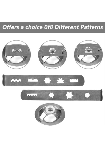 2'li Bisküvi Ek Parçası Aksesuarları Seti, 8 Şekil (Yurt Dışından) fırsatları