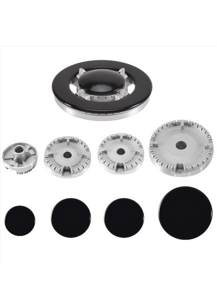 Gazlı Ocak Brülör Kapakları, Gazlı Ocak Brülör Kapakları Seti 5 Ps (Yurt Dışından)