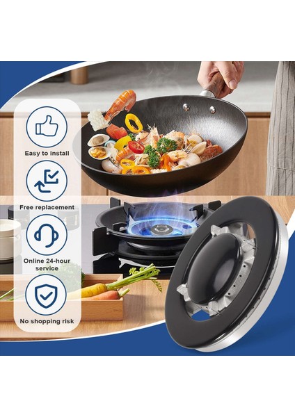 Gazlı Ocak Brülör Kapakları, Gazlı Ocak Brülör Kapakları Seti 5 Ps (Yurt Dışından) fırsatları