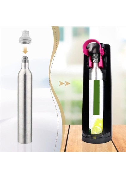 Soda Dönüştürücü Adaptör Dişi Duo/art/gaıa'yı Erkek TR21-4'E Dönüştürür, Gümüş (Yurt Dışından) indirimleri