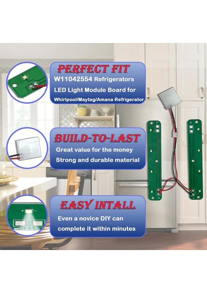 W11042554 Buzdolapları LED Işık Modülü Montaj Kartı (Yurt Dışından) fırsatları