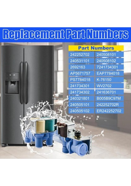 Frigidaire Kenmore Electrolux Için Buzdolabı Su Giriş Vanası (Yurt Dışından) fırsatları