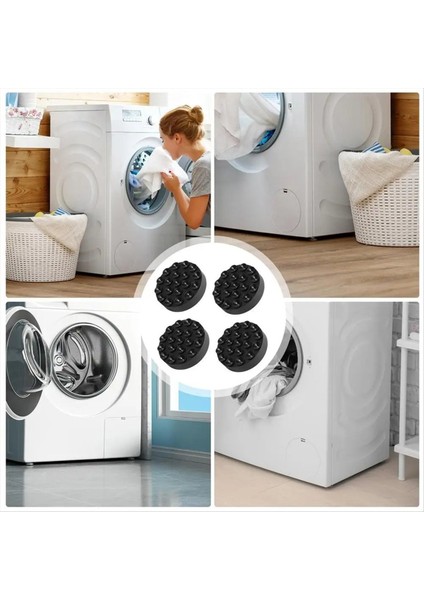 Çamaşır Makinesi Gürültü Azaltıcı Titreşim Önleyici Paspas Çamaşır Makinesi Ayak Pedleri (Yurt Dışından) modelleri