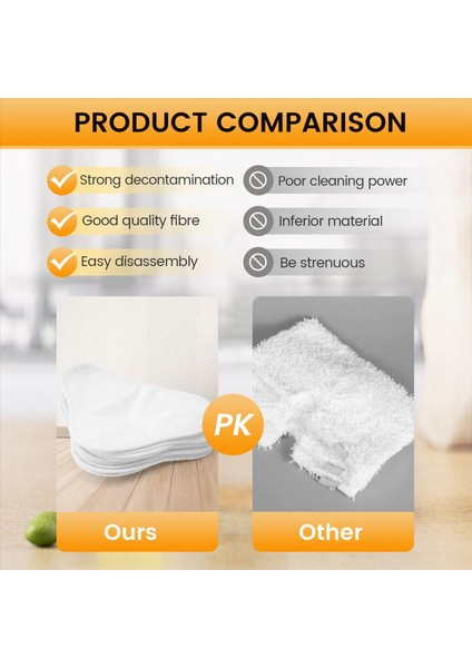 H2O Paspas Için 10'lu Yedek Buharlı Paspas Mikrofiber Bez Pedi (Yurt Dışından) indirimleri