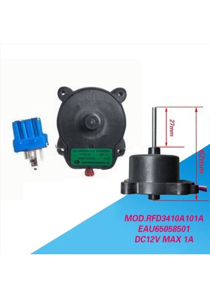 EAU65058501 Lg Buzdolabı Dc Soğutma Fanı Motoru Için Dondurucu Parçaları (Yurt Dışından) fiyatları