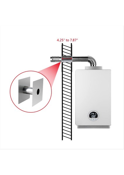 Su Isıtıcıları Için Paslanmaz Çelik Doğrudan Havalandırmalı Duvar Mandalı, (Yurt Dışından) modelleri