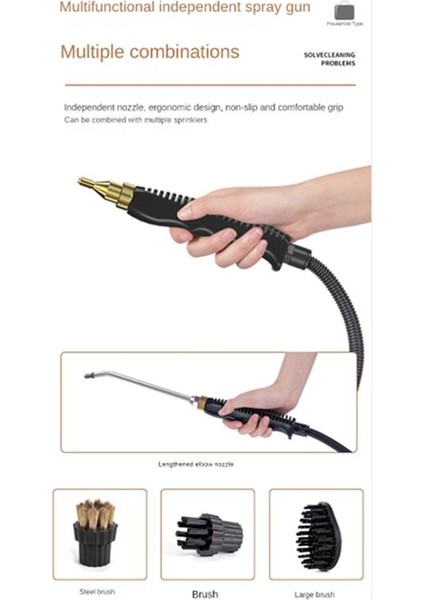 2500W Buharlı Temizleyici Yüksek Sıcaklık Sterilizasyonu (Abd) Beyaz (Yurt Dışından) fırsatları