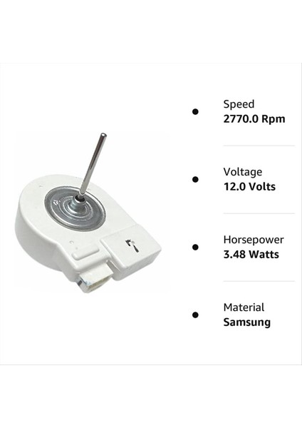 Motor Fan Sensörü - Samsung Yedek Parçaları Için Evaporatör Fan Motoru (Yurt Dışından) indirimleri