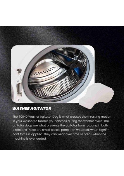 Whirlpool ve Kenmore Için 12'li Paket 80040 Çamaşır Makinesi Çalkalayıcı Seti (Yurt Dışından) fırsatları