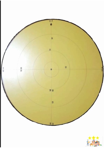 Renkli Ahşap Ok Yay Takımı Için 3 mm Mdf Hedef Tahtası, Eğlenceli ve Dayanıklı