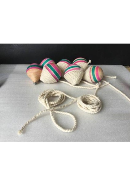 Kahverengi 20'li Paket Mini Ahşap Topaç, Okul Öncesi ve Ilkokul Için Geleneksel Oyuncak modelleri