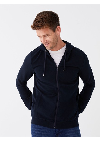 Yeni Sezon Kapüşonlu Uzun Kollu Erkek Spor Hırka