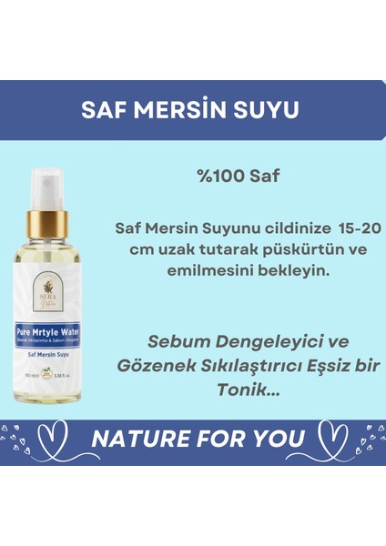 Mersin Hidrosolü 100 Ml. %100 Saf modelleri