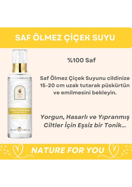 Ölmez Çiçek Hidrosolü 100 Ml. %100 Saf modelleri