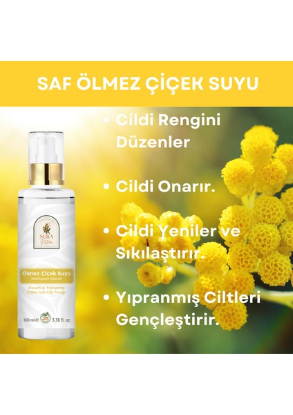 Ölmez Çiçek Hidrosolü 100 Ml. %100 Saf fırsatları