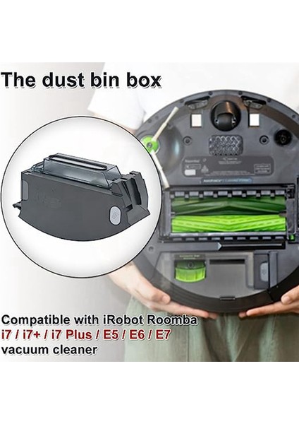 Irobot Süpü Robot Aksesuarları Için Uygun I7 I7+ E5 E6 I3 I5 Filtre Toz Kutusu Çöp Kutusu Çöpü Yedek Yedek Parçalar (Yurt Dışından) indirimleri