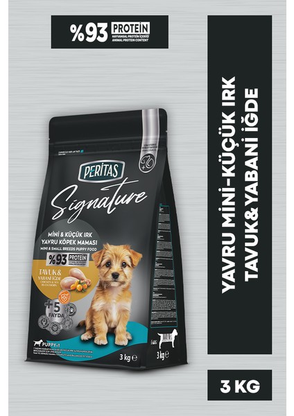 Signature Tavuklu Yavru Köpek Küçük Irk 3 kg