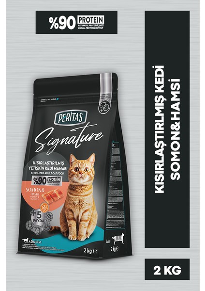 Signature Somonlu Kısırlaştırılmış Kedi 2 kg