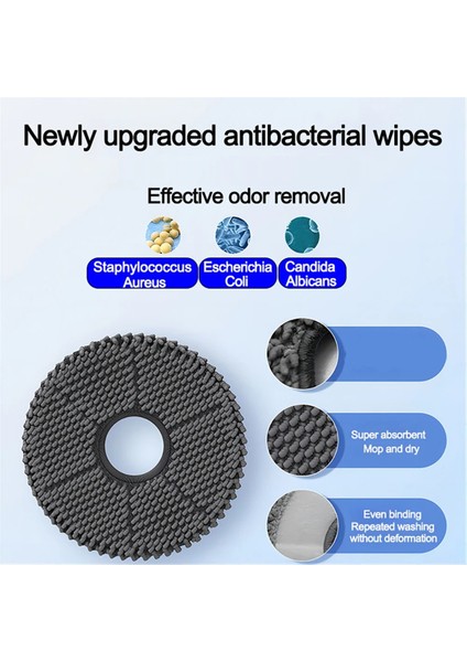 Bot X40 PROX40 ULTRAS30 Pro Ultra 6 Adet Için Mop Bezi Pedleri (Yurt Dışından)