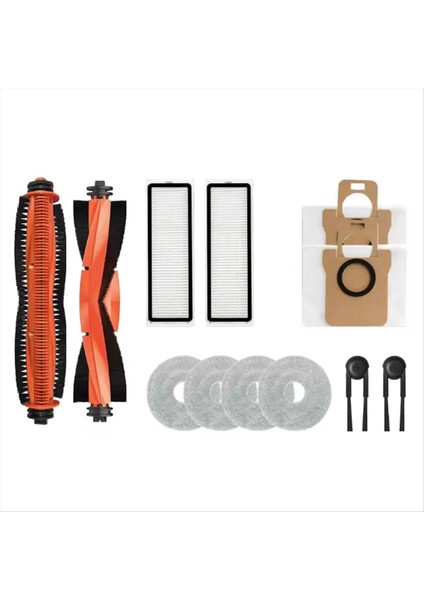 12 Adet Xiaomi Mijia M40S OV31CN Yedek Parça Anti-Dolaşma Rulo Fırça Ana Fırça Filtre Paspas Bezi Toz Torbası (Yurt Dışından) fırsatları
