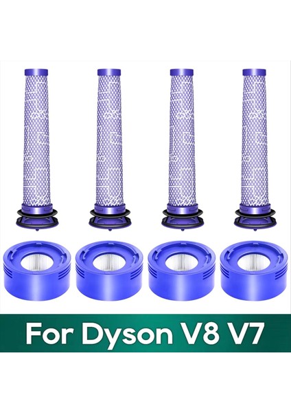 Filtreler Aksesuarları Dyson V7 V8 DC58 DC59 DC61 DC62 Mutlak Hayvan Akülü Elektrikli Süpürgeler Yedek Parça (Yurt Dışından) fiyatları