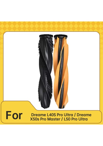 Dreame L40S Pro Ultra / Dreame X50S Pro Master / L50 Pro Ultra Elektrikli Süpürge Için 2 Adet Ana Fırça (Yurt Dışından) modelleri